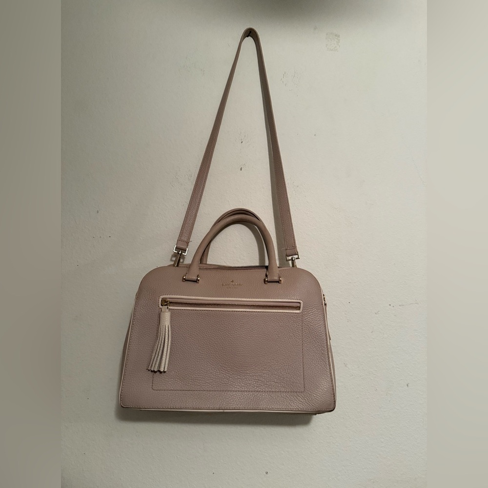 Kate Spade Taupe Leather Tote